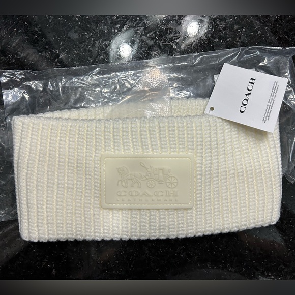 Coach Accessories - COACH Cable knit headband NWT